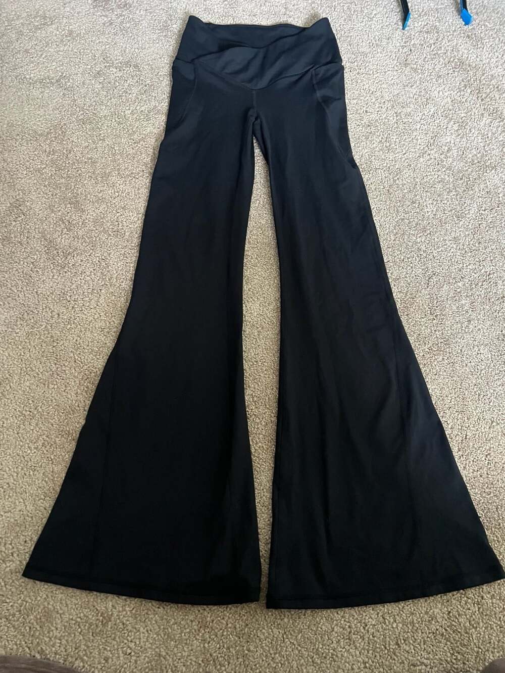 Fabletics PureLuxe Black Flare Leggings Pants